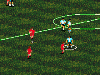 Pele World Tournament Soccer screenshot 3 for Sega Mega Drive